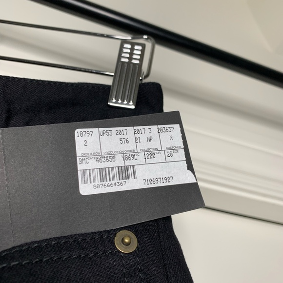 Saint Laurent Black Denim Pants - Picture 7 of 7